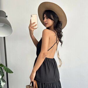 CMFSHN WOMEN BLACK DRESS